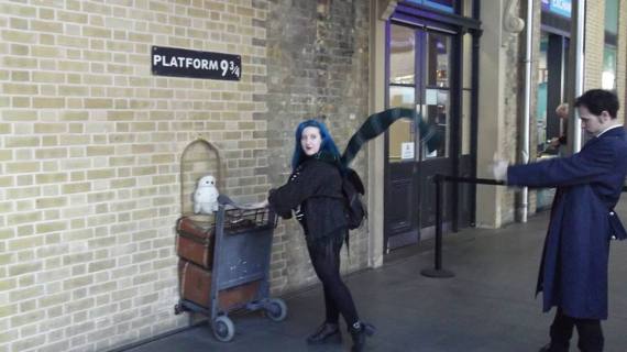 on my way to hogwarts